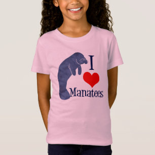 Ik Hou Van Zeekoeien Schattige Strand Kinderen T-shirt