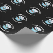 Ik hou van zeeppuns... ik kan niet lachen met grap cadeaupapier (Hoek)