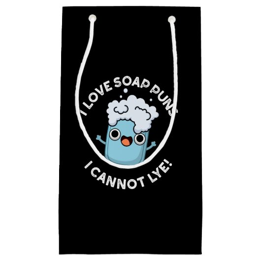 Ik hou van zeeppuns... ik kan niet lachen met grap klein cadeauzakje (Voorkant)