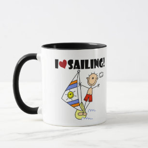 Ik Hou Van Zeilen T-shirts en Cadeaus Mok