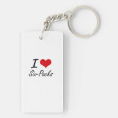 Ik hou van zes pakjes sleutelhanger (achterkant)