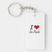 Ik hou van zes pakjes sleutelhanger (Voorkant)