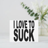 Ik hou van zeuren briefkaart (Staand voorkant)