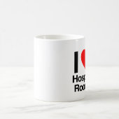 Ik hou van ziekenhuiskamers koffiemok (Center)