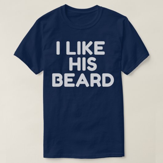 Ik hou van zijn baard 7 t-shirt (Design voorkant)