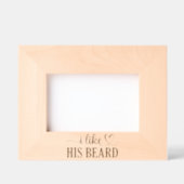 Ik hou van zijn baard gegraveerde lijstjes (Voorkant)