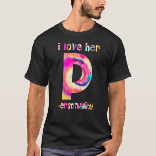 Ik hou van zijn D-onderscheiding Ik hou van haar P T-shirt