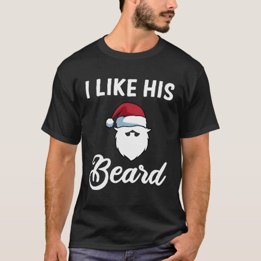 Ik hou van zijn Shirt voor grappige kerstparen (Voorkant)