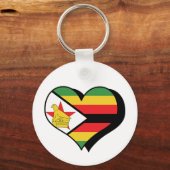 Ik hou van Zimbabwe Sleutelhanger (Voorkant)