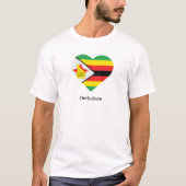 Ik hou van Zimbabwe T-shirt (Voorkant)