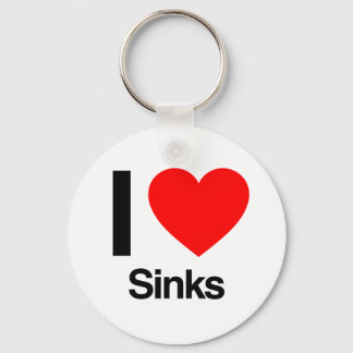 ik hou van zinken sleutelhanger