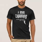 Ik hou van Ziplining  T-shirt (Voorkant)