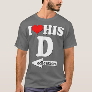 Ik hou van z'n bestemming grappige Valentijnsdag C T-shirt