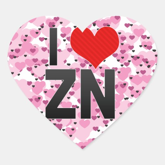 Ik hou van ZN Hart Sticker (Voorkant)