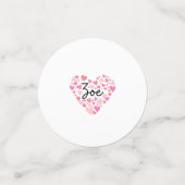 Ik hou van Zoe Confetti (Kleine voorkant)