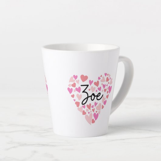 Ik hou van Zoe Latte Mok (Rechterhoek)