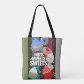 Ik hou van zoet zoet tote bag (Achterkant)