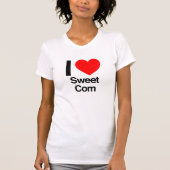 Ik hou van zoete maïs t-shirt (Voorkant)