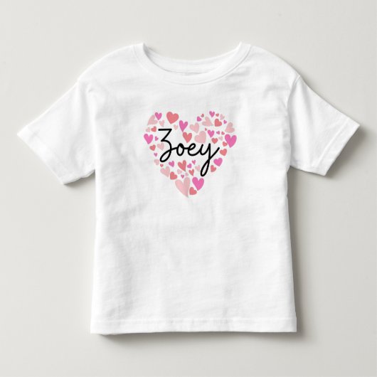 Ik hou van Zoey Kinder Shirts (Voorkant)