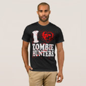 Ik hou van Zombie-jagers Kunst kool Remix T Shirt (Voorkant volledig)