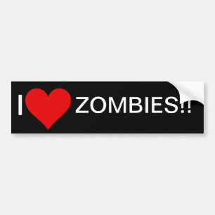 Ik hou van Zombies! Bumpersticker