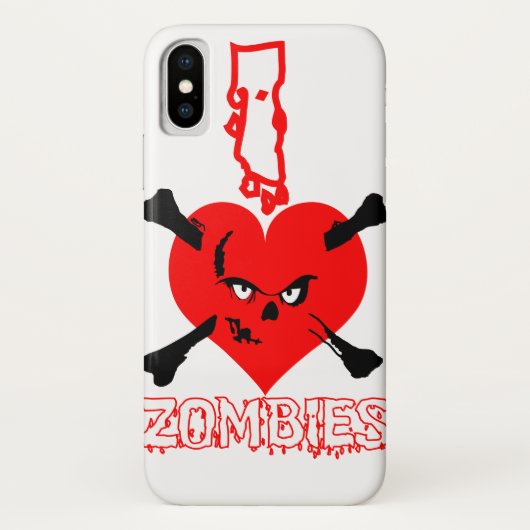 Ik hou van zombies Case-Mate iPhone case (Achterkant)