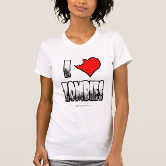 Ik hou van Zombies Dames Basic T-shirt