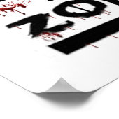 ik hou van zombies doden poster (Hoek)