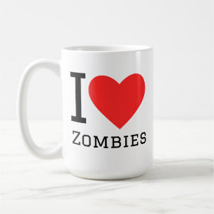 Ik hou van zombies koffiemok