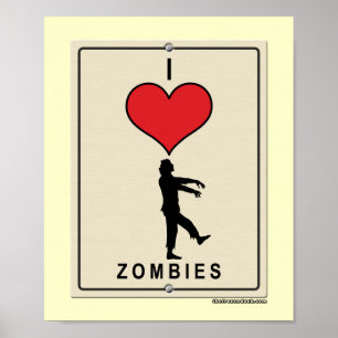Ik hou van Zombies Poster