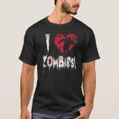 Ik hou van Zombies T-shirt (Voorkant)