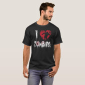 Ik hou van Zombies T-shirt (Voorkant volledig)