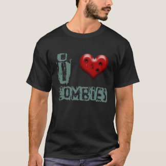 ik hou van zombies t-shirt