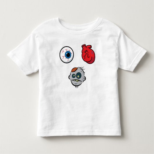Ik hou van Zombies Toddler T-Shirt (Voorkant)