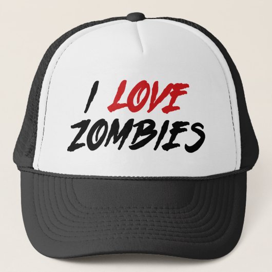 Ik hou van Zombies Trucker Pet (Voorkant)