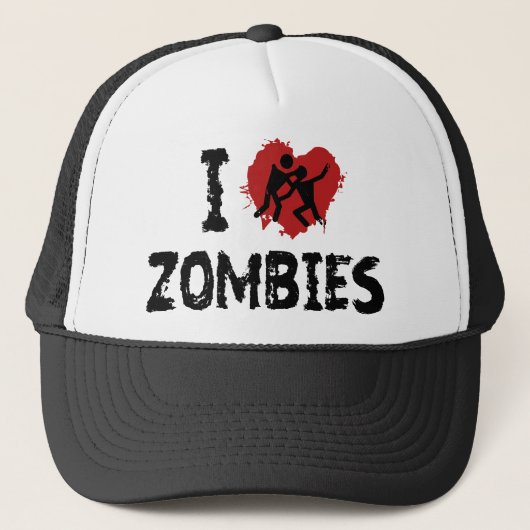 Ik hou van Zombies Trucker Pet (Voorkant)