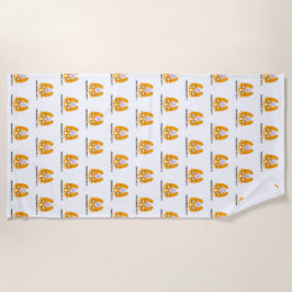 Ik hou van zomertijd blote voeten Schattige Strandlaken