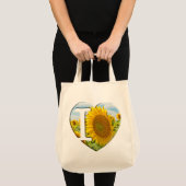 Ik hou van zonnebloemen - tote bag (Voorkant (product))