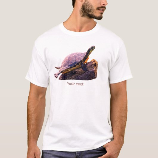 Ik hou van zonnige dag, schildpad zonnen t-shirt (Voorkant)