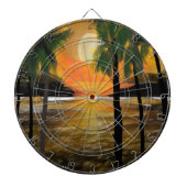 Ik hou van zonsondergang. dartbord (Voorkant)