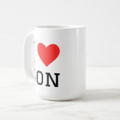 Ik hou van zoon koffiemok (Voorkant links)