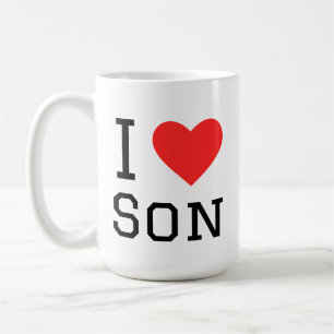 Ik hou van zoon koffiemok