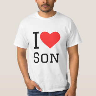Ik hou van zoon t-shirt