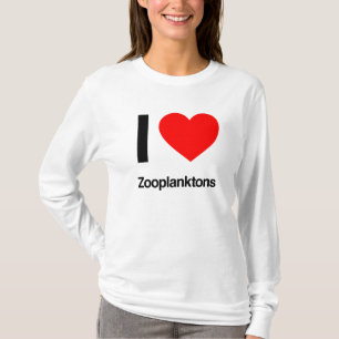 Ik hou van zoöplanktons t-shirt