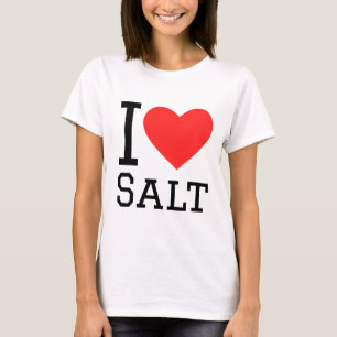 Ik hou van zout t-shirt