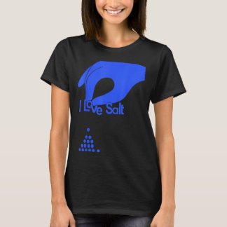 Ik hou van zout voor Man vrouw T-shirt
