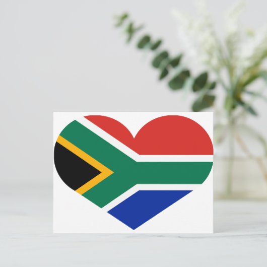 Ik hou van Zuid-Afrika Briefkaart (Staand voorkant)