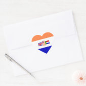 Ik hou van Zuid-Afrika Hart Sticker (Envelop)