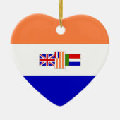 Ik hou van Zuid-Afrika Keramisch Ornament (Voorkant)