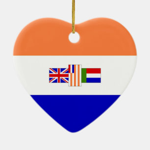 Ik hou van Zuid-Afrika Keramisch Ornament